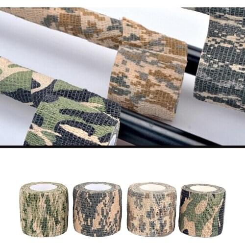 5cmx4.5m Army Camo Outdoor Hunting Shooting Blind Wrap Camouflage Stealth Tape Waterproof Wrap Durable Hunting Accessories