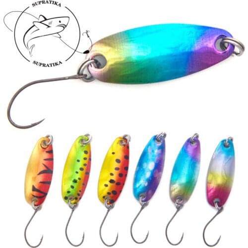 6Colors 3cm/2.5g 3D Eyes Artificial Colored Copper VIB Sequins Metal Hard Bait With Single Hook Sinking Wobblers Bionic Bait