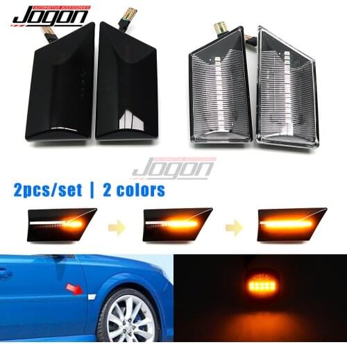 Car Led Dynamic Turn Signal Light For Opel Vectra C 2002-2008 Signum 2003-2008 Side Marker Fender Lights Blinker Indicator Lamp
