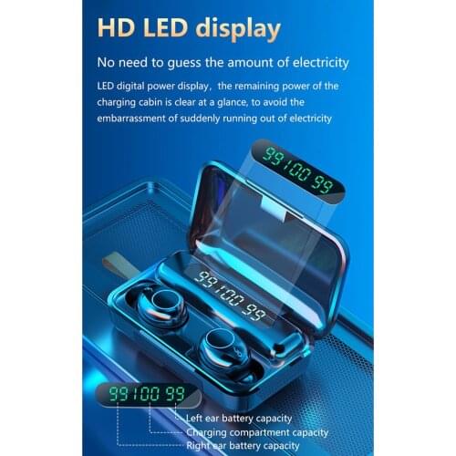 Wireless Earbuds Bluetooth Earphone 5.0 Hi-fi Sound True Wireless Stereo