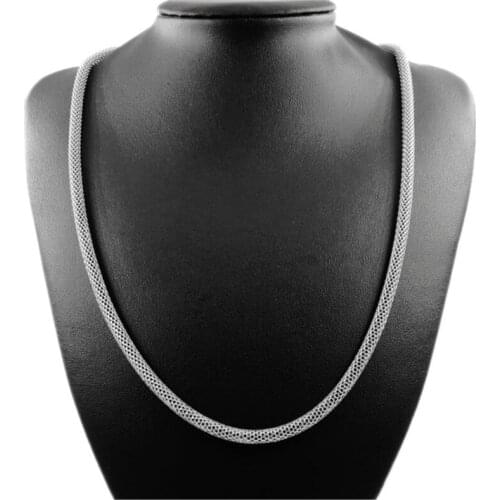 20" 22" 24" 316L Stainless Steel Round Snake/Dragon/Net Shape Chain Necklaces Fashion Stainless Steel Jewelry 13031901