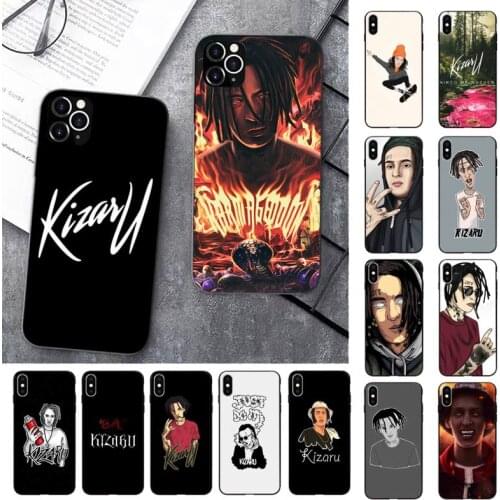 FHNBLJ Kizaru Rapper Russia Phone Case for iPhone 11 12 pro XS MAX 8 7 6 6S Plus X 5 5S SE 2020 XR case
