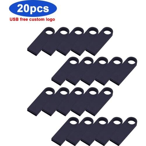 20pcs/lot free custom logo usb flash drive pen drive 4GB 8GB 16GB 32GB 64GBpendrive memory cel usb stick For wedding photography