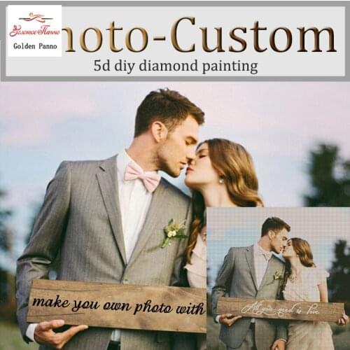 Photo custom Diamond Embroidery make your own 5D DIY Diamond Painting Cross Stitch full square drill Rhinestone Mosaic decor