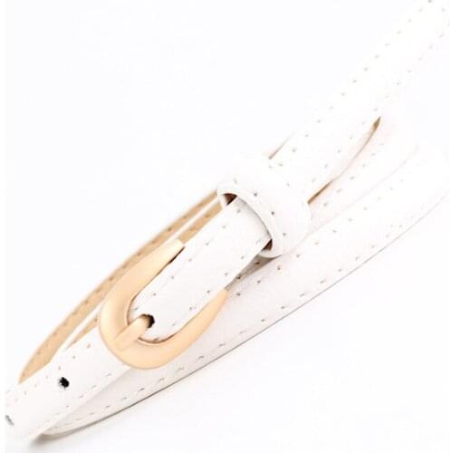 Kemeiqi Korean Fashion Decorative Thin Belt, Ladies Pu Casual Luxury Decorative Denim Pin Buckle Belt, Ladies Belt