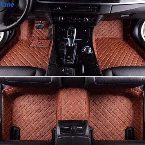Tane leather car floor mats For chevrolet captiva aveo t300 tahoe cruze 2012 lacetti colorado accessories carpet rug