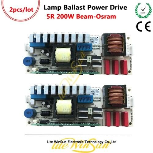 Litewinsune Generic UHP 5R 190W160W Lamp Power Board Ballast Sharpy Beam Lamp MSD Platinum Replace Power Drive