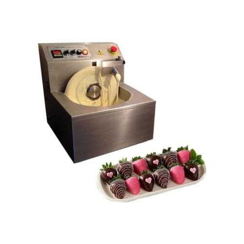 Multi-Function 8/15/30/60 Kg Per Hour Capacity Chocolate Melting/Tempering/Coating Machine With Cheap Prices
