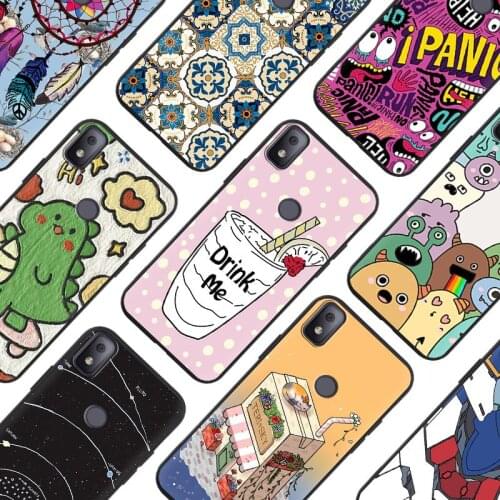 Soft Case Silicone Phone Case For TCL T-Mobile Revvl 4 Anti-knock Shockproof For Boy New Arrival