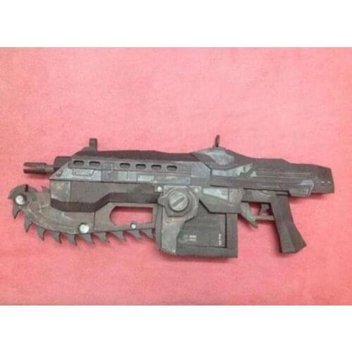 1:1 Scale Gears of War 2 Lancer COG Military Chian Assault Rifle Paper model kit