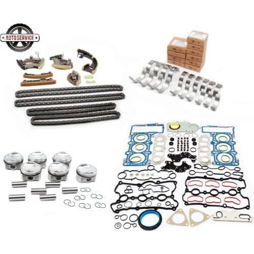 New Engine Piston Cylinder Head Valve Cover Gasket Seal Cylinder Gasket Repair Kit For Audi A4 A5 A6 A7 A8 Q5 Q7 VW Touareg 3.0T