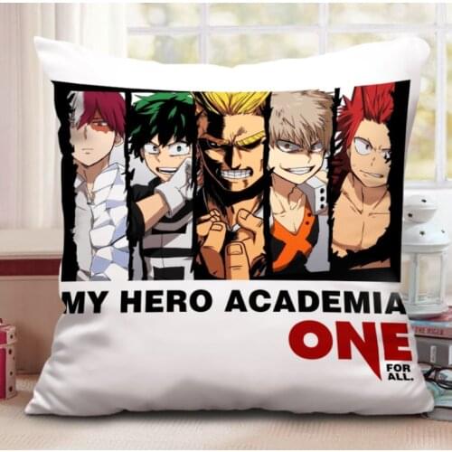 My hero academia Plush Pillow plush Toy Q veision Boku no Hero Academia Square Cushion pillow Toy Gifts double side