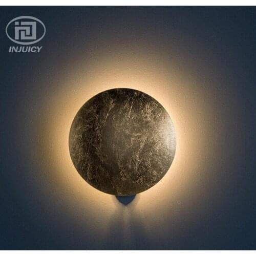 Post-modern Living Room LED Wall Lights Eclipse Monolithic Reflective Art Designer Wall Lamps Restaurant Hotel Bedside Bedroom