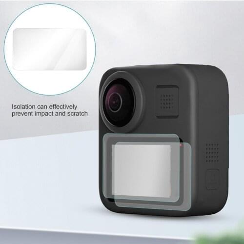 Sturdy 2Pcs/Set Reliable Transparent Glass Screen Protector Transparent Camera Protective Film Long-lasting