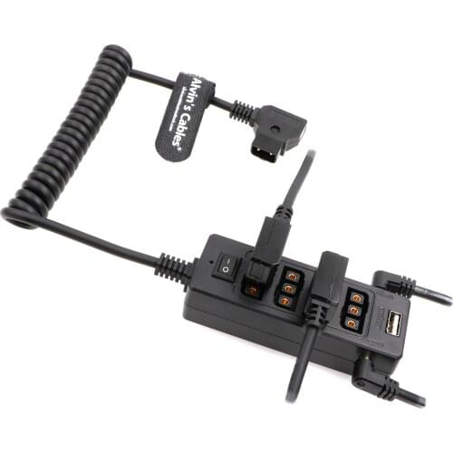 Alvins Cables 4 Pin Hirose HR10A-7R-4S Splitter Box for Sound Devices 688 633 Zoom F8 Adapter