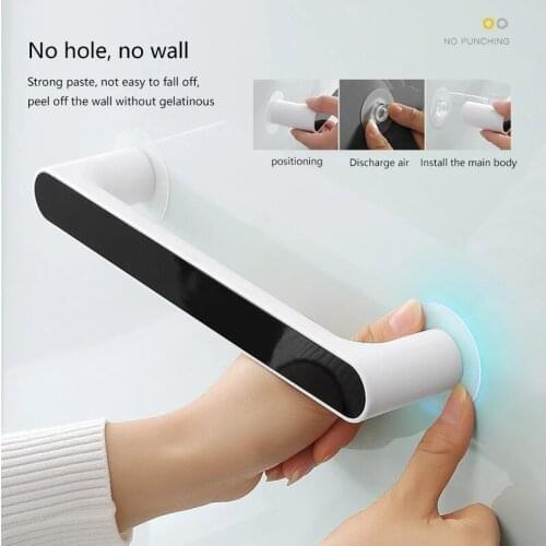 Self-adhesive Towel Holder Wall Mounted Towel Hanger Bathroom Shelf Roll Hanging Hook Bathroom Organizer Shoes Storage Rack