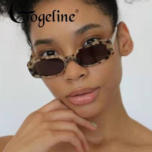 Vintage Rectangle Sunglasses Women Men Fashion Leopard Summer Sunglasses Sport Retro Small Square UV400 Sun Glasses Female