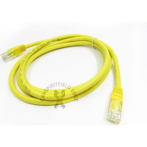 Cisco CAB-ETH-S-RJ45 Yellow Cable Ethernet Straight-Through RJ-45, 6' New! G1, 3 Feet