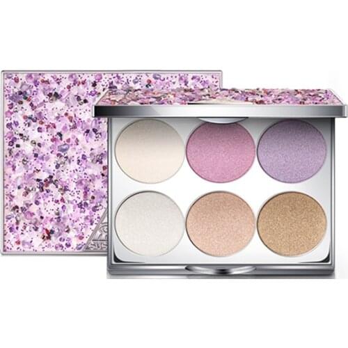 SUSISU Fairy Highlight Powder Plate Diamond Glitter Face Repair Brightening Light Feeling