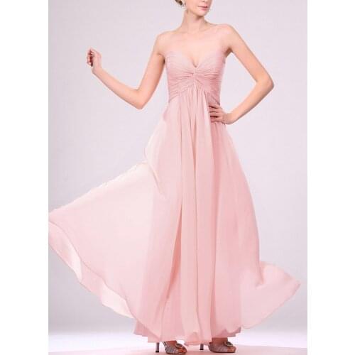 A-line Sweetheart Simple Pink Bridesmaid Dress Simple Ruched Evening Formal Dress Wedding Guest Dresses