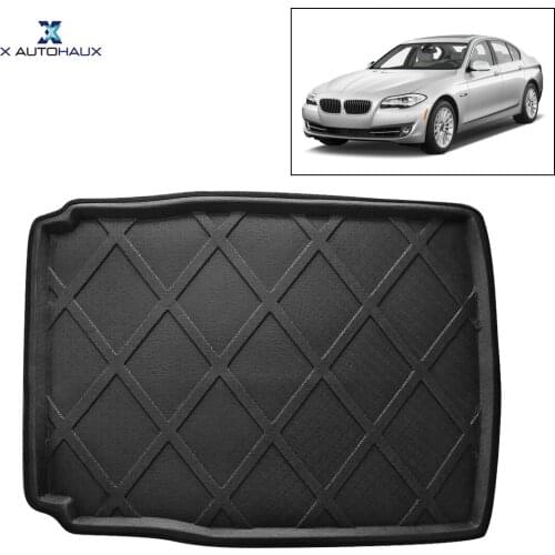 X Autohaux PE+EVA foam plastic Rear Trunk Tray Boot Liner Cargo Floor Mat for BMW 5 Series 520i_525i_528i_530i_540i 2010 TO 2016