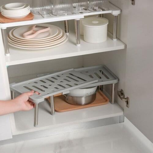 1Layer Dish Drainer Kitchen Cutlery Cup Plates Dish Rack Sink Rack Drip Tray Storage Shelf Stainless Storage Organizer Holder