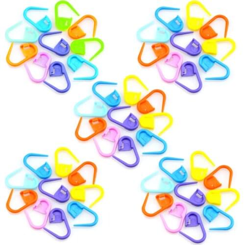 1000 pcs 23 mm Plastic Knitting Crochet Locking Stitch Markers Crochet Latch Knitting Tools Needle Clip Hook Sewing Tool
