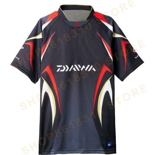 2020 DAWA Large Size Fishing Shirt Quick Dry Cycling Hiking Jersey Summer Fishing Clothing Sunscreen Short sleeve Fishing Jersey