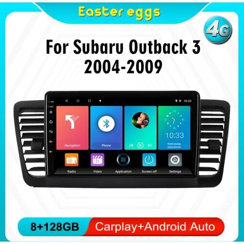 Eastereggs 2 Din Car Radio Multimedia Video Player Navigation GPS Android 8.1 For Subaru Outback 3 Legacy 4 2004-2009 Head Unit