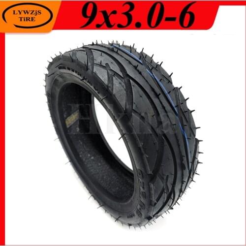9 Inch 9x3.0-6 Tubeless Tire 9*3.0-6 Vacuum Tyre for Electric Scooter, Mini Motorcycle Accessories