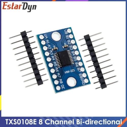 3.3V 5V TXS0108E 8 Channel Logic Level Bi-directional Converter Module TXB0108 Mutual Convert Module TXS0108