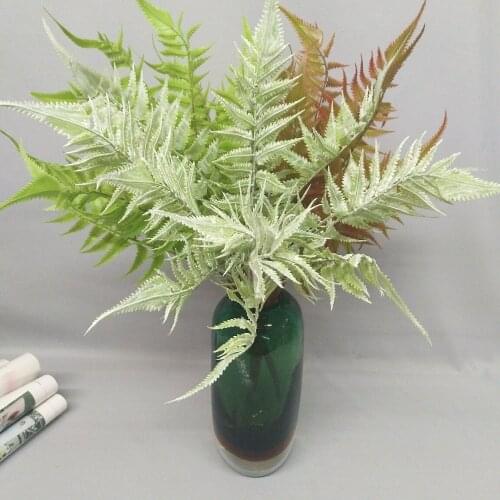 Artificial Fern Leaves Bunch Plastic Grass Home Wedding Table Floral Decoration