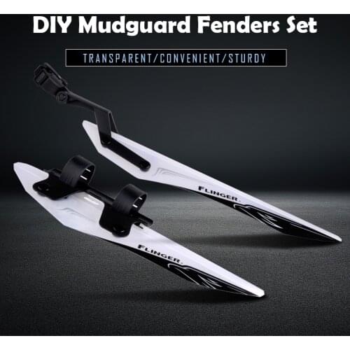Mountain Bicycle Fender Bike Mudguards E Bike Fender Front Rear Quick Release DIY Fender Sets On Sale