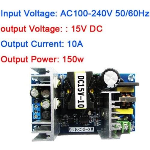 DYKB 150W AC-DC Converter Module AC 110V 120V 220V 240V to 15V 10A Switch isolated Power Supply Module High power industry