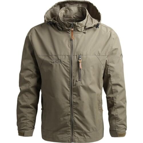 Mannen Waterdichte Jassen Hooded Jassen Mannelijke Outdoor Outwears Windjack Winddicht Lente Herfst Jas Mode Kleding Jas LM090