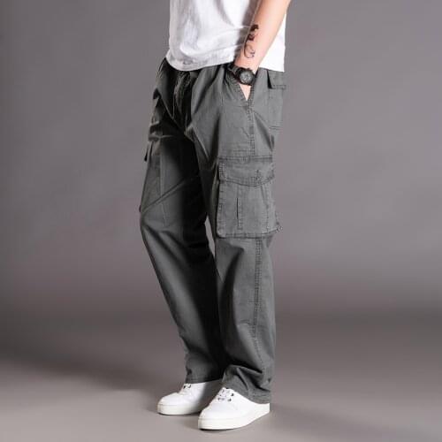 2020 Mens Army Straight Cargo Pants Mens Casual Military Tactical Pants Men Outwear Work Breathable Quick Dry Army Trousers