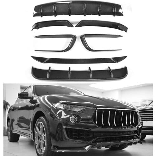 Car Body Kits Rear Bumper Diffuser Front Lip Spoiler Splitters Blades For Maserati Levante Base S Sport Utility 4 Door 2016 2017