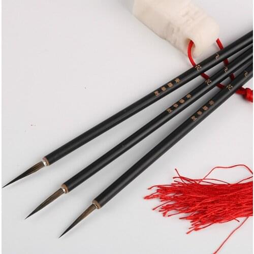 New mouse beard writing brush adult regular script calligraphy traditional Chinese painting mouse beard writing brush
