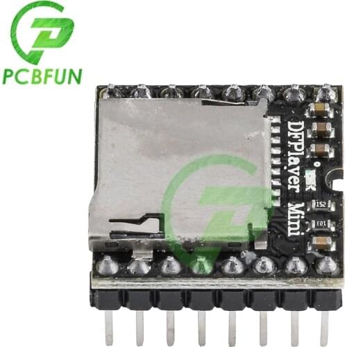 Wholesale Mini MP3 Player Module TF Card U Disk Mini MP3 Player Audio Voice Module Board For Arduino DF Play for FAT16 FAT32