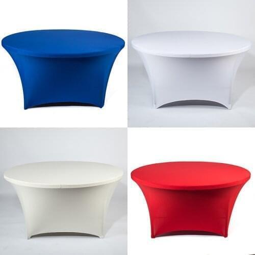 Table Cover Cocktail Table Cloth Spandex High Bar Table Linen Lycra Wedding Party Hotel Table Decoration On Sale 36inches/48inch