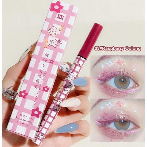 Professional Fast Dry Smooth Waterproof Eyeliner Pencils Eyes Brown Black Color Pigments Liquid Eye Liner Pen Make Up Tools