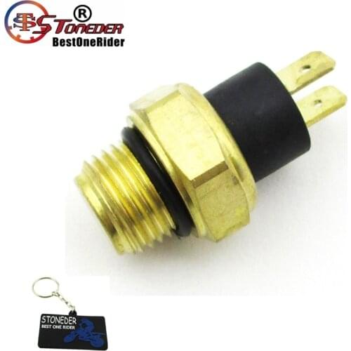 STONEDER M16 Radiator Thermal Cooling Fan Switch For 250cc Water Cooled Engine Motor Quad 4 Wheeler Scooter Moped ATV