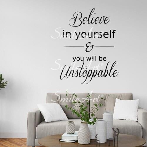 Creative Sentence Self Adhesive Vinyl Wallpaper For Living Room Bedroom Wall Art MURAL Drop Shipping