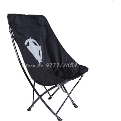 Folding Chair Portable Outdoor Heightening And Thickening Stool Back Ultra Light Lunch Break Reclining Chair Fishing Painting Mo