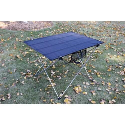 Wholesale Aluminum alloy Portable Outdoor Picnic Table Garden Folding desk With Waterproof Oxford cloth