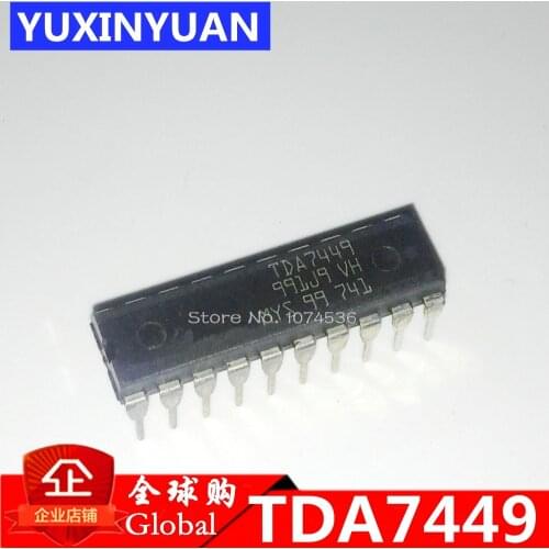 TDA7449 7449 DIP TONE CONTROL DIGITALLY CONTROLLED AUDIO PROCESSOR CNC audio processor 1pcs