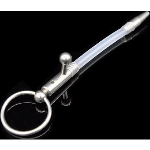 Stainless Steeel Urethral Dilators Sound Penis Plug Catheter Soft Tube BDSM Sex Toys For Men Uretral Stimulator Masturbators