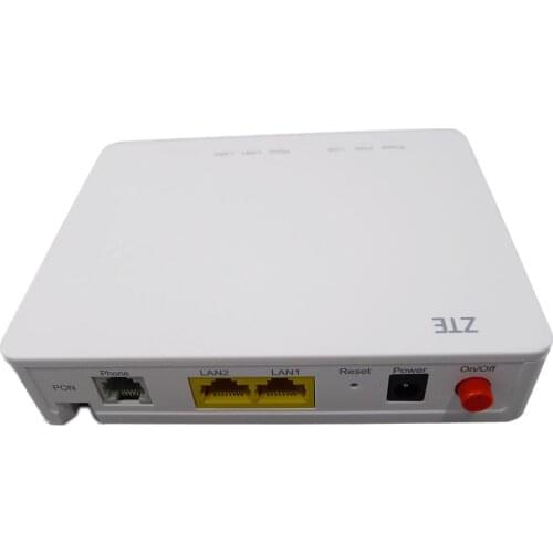 ZTE ZXHN F612 1GE+1FE ethernet ports GPON optical network ONU With 1 voice pot, V6 version firmware