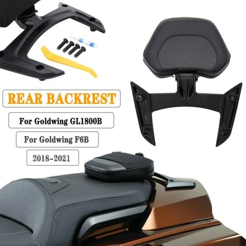 2018-2021 Motorcycle Passenger Seat Rear Backrest Cushion Back Rest Pad For Honda Gold Wing Goldwing GL 1800 GL1800 GL1800B F6B