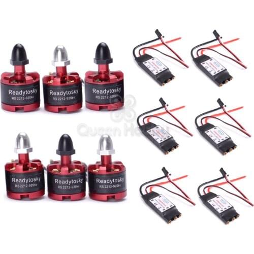 2212 920kv / 1000kv Brushless Motor + 30A ESC For F450 S500 F550 S550 Quadcopter Muticopter